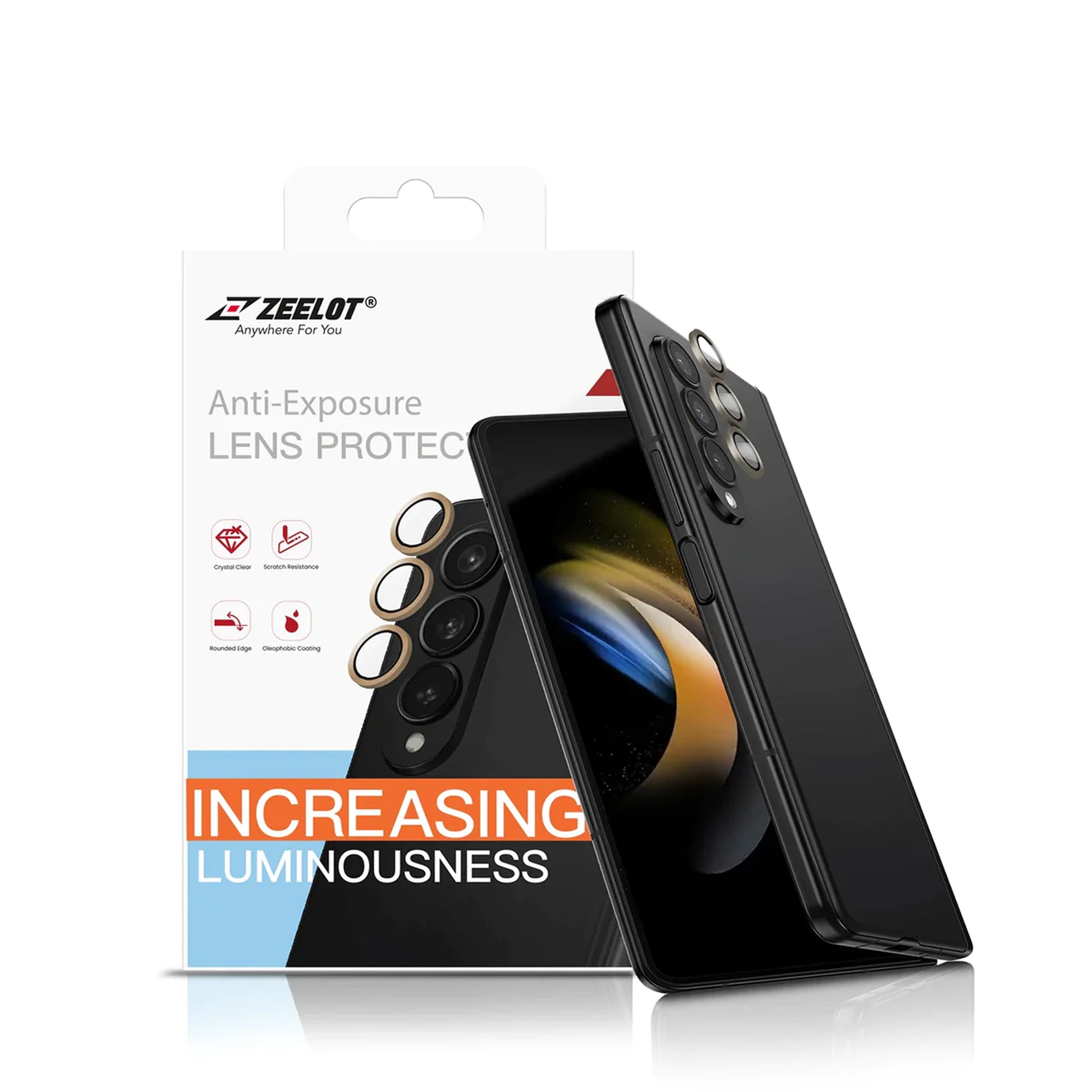 ZEELOT PIshield Titanium Alloy Lens Protector for Samsung Galaxy Z Fold 5 / Fold 4 - Forexengineer -Malaysia- 4891011517443-4891011516354-4891011517429-4891011517450-4891011517436-4891011516323-4891011516330-4891011516347