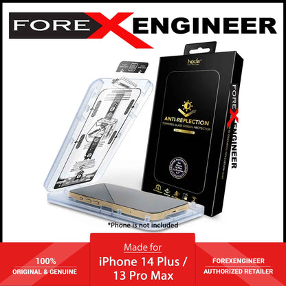 Hoda Anti-Reflection for iPhone 14 Plus - 13 Pro Max - with Dust Free Helper - Full Coverage Tempered Glass Screen Protector ( Barcode: 4711103546239 )