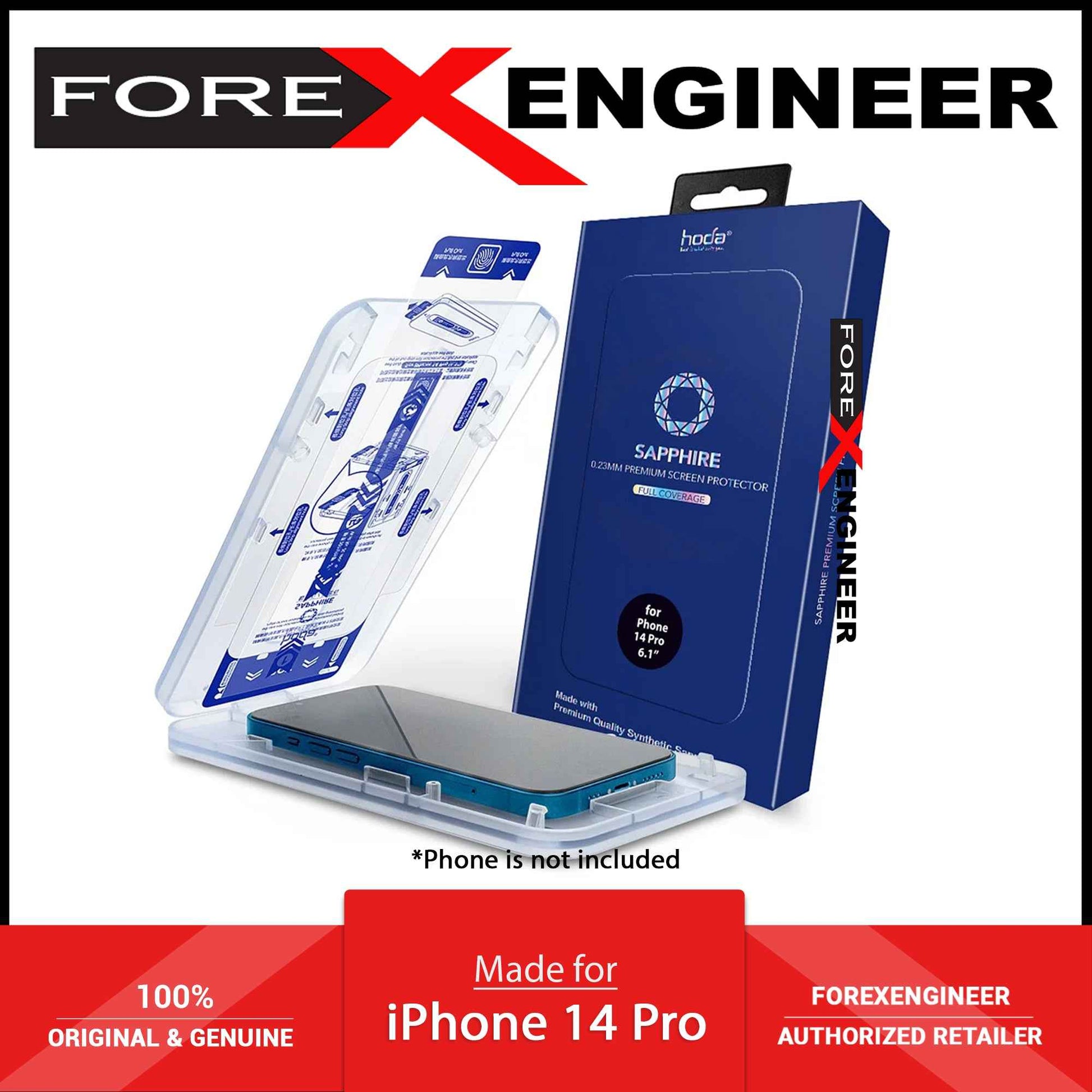 Hoda Sapphire Screen Protector for iPhone 14 Pro with Dust Free Helper ( Barcode: 4711103546321 )