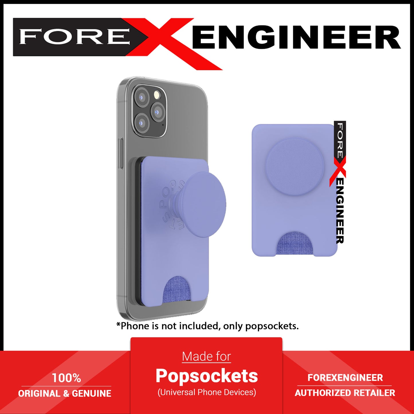 PopSockets PopWallet+ for Magsafe - Deep Periwinkle (Barcode : 840173715703 )