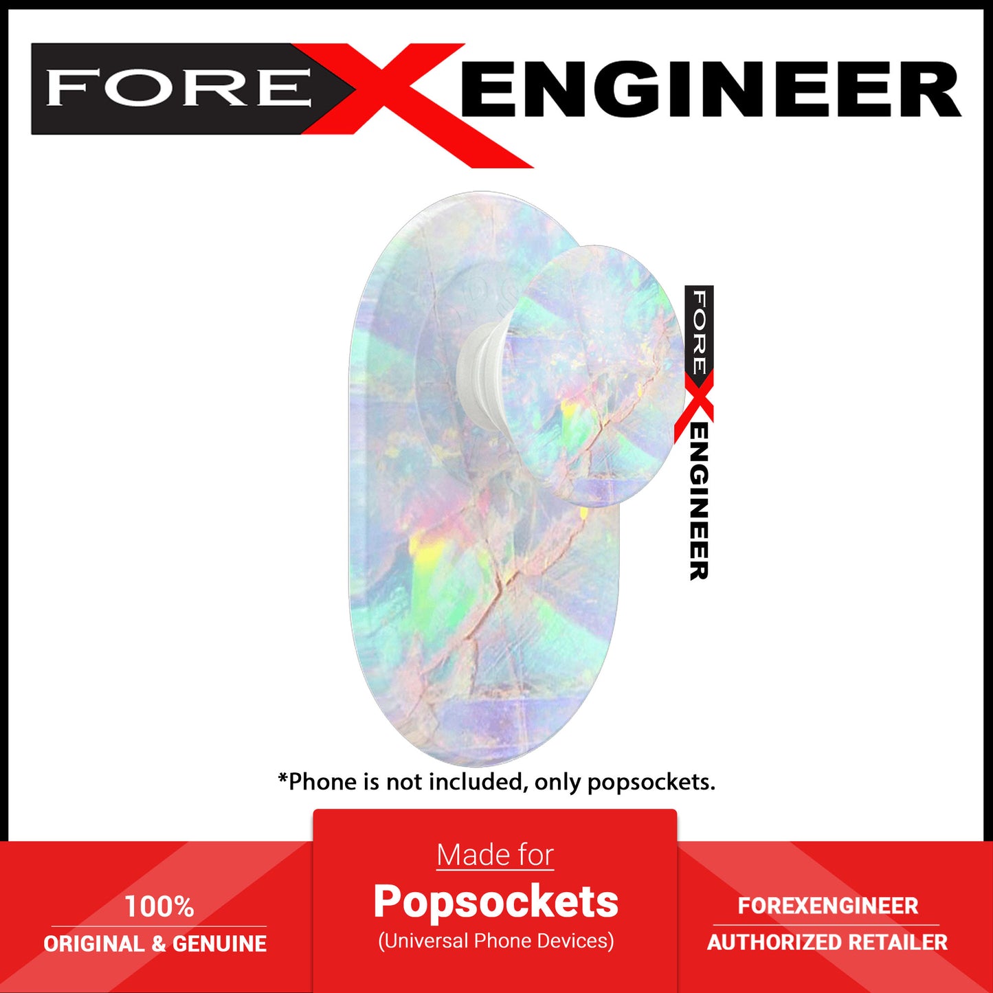 PopSockets Popgrip for Magsafe Magnetic phone grip and stand - Opal (Barcode : 840173715758 )