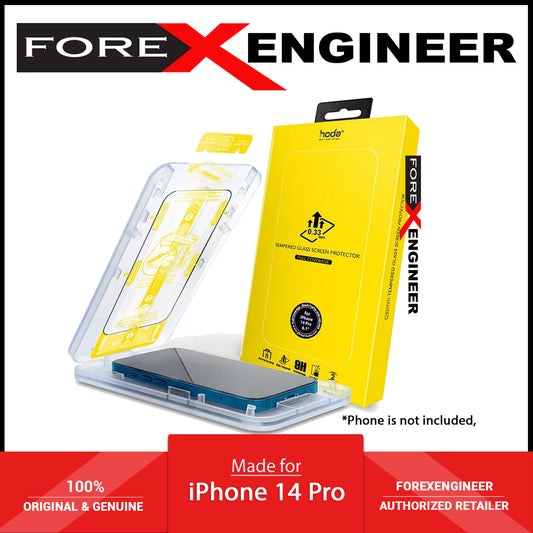 Hoda Tempered Glass Screen Protector for iPhone 14 Pro (Dust Free Helper Included) 0.33mm Full Coverage - Clear ( Barcode: 4711103545768 )