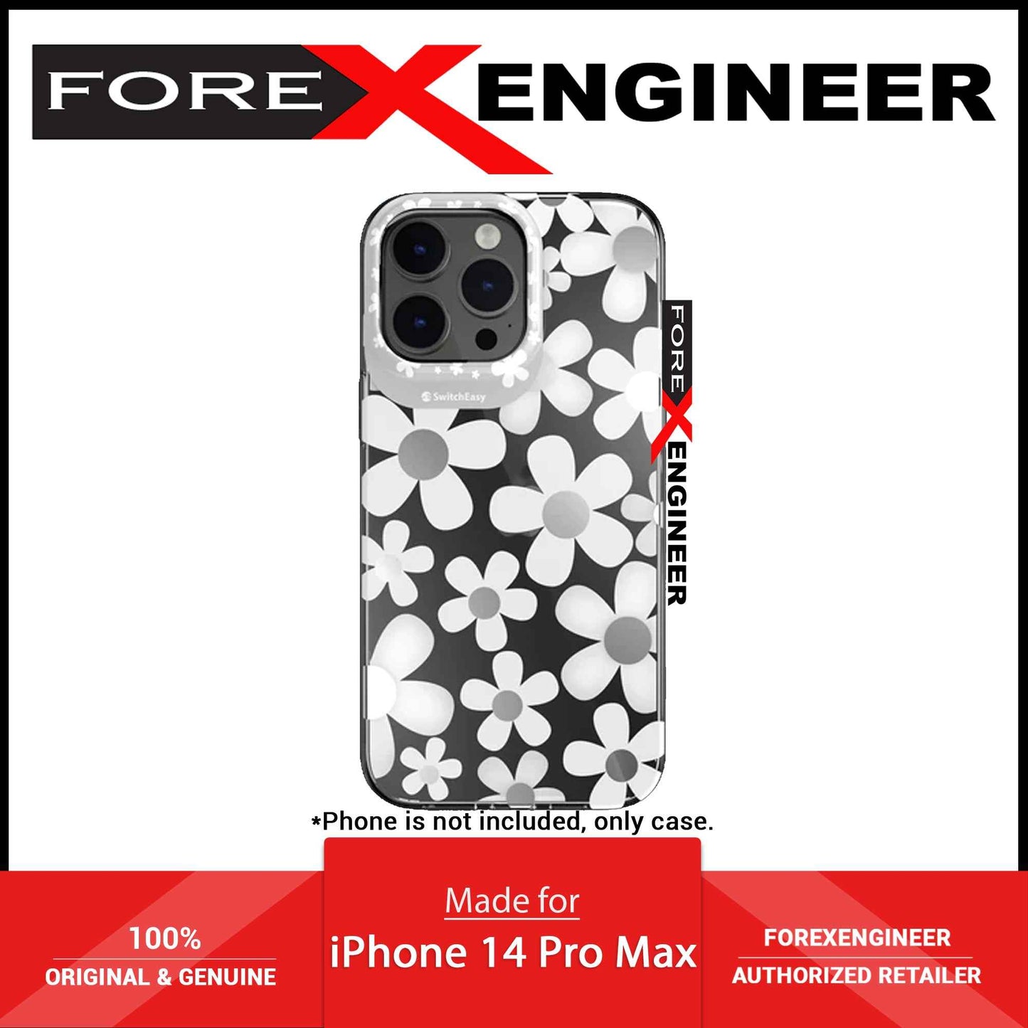 SwitchEasy Artist for iPhone 14 Pro Max - Double In-Mold Decoration Case - Fleur (Barcode: 4895241107399 )