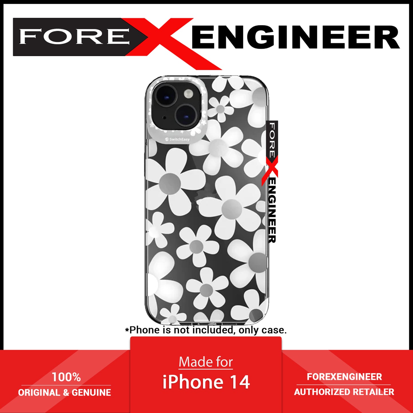 SwitchEasy Artist for iPhone 14 - Double In-Mold Decoration Case - Fleur (Barcode: 4895241107306 )