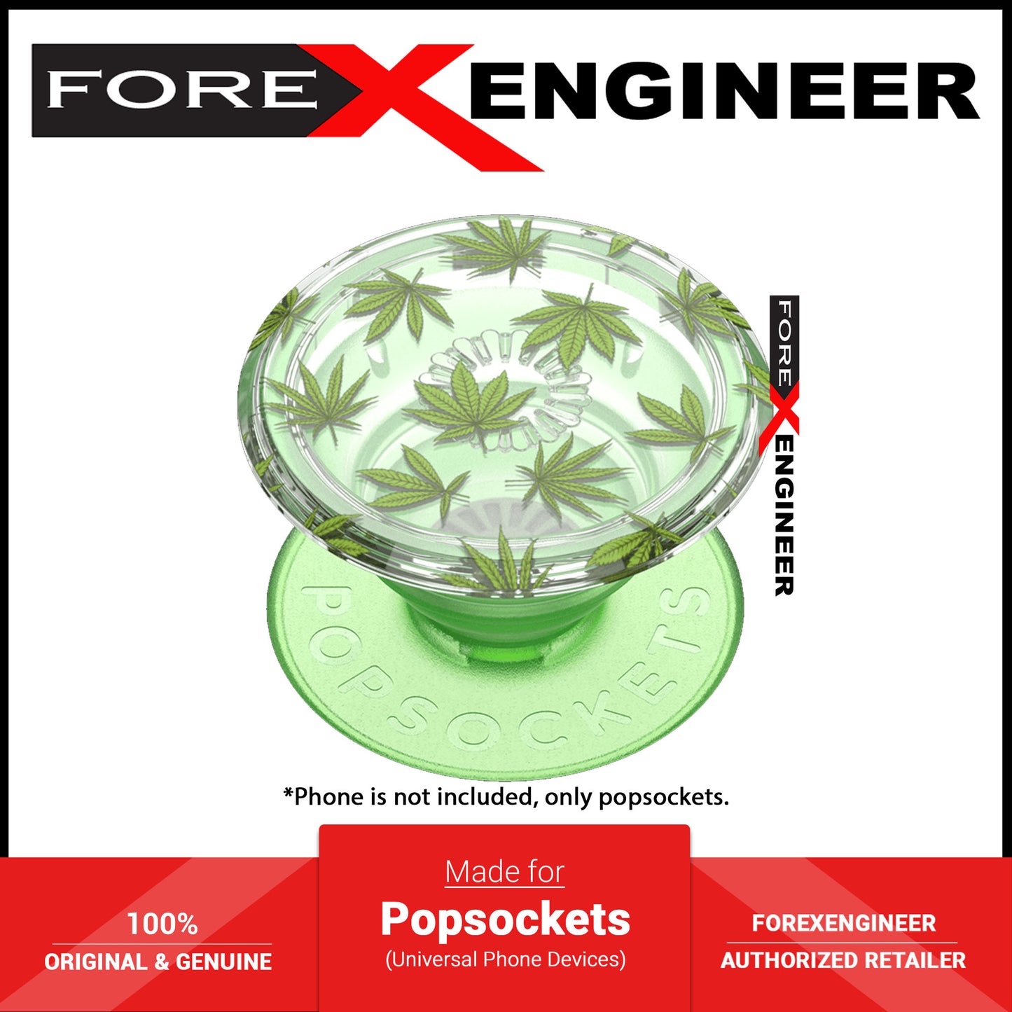 PopSockets PopGrip Swappable - Translucent Mary Jane (Barcode : 840173719473 )