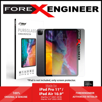 Zeelot PureGlass Privacy Tempered Glass for iPad Pro 11" & iPad Air 10.9" 2.5D Screen Protector - Privacy