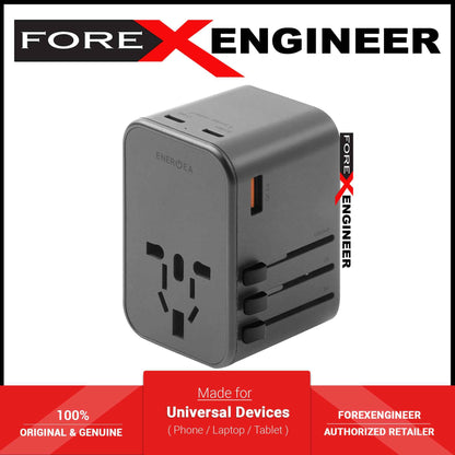 Energea TravelWorld Adapter GaN65 USB-C PD 65W + PPS 55W Universal Adapter (Barcode: 6957879461705 )