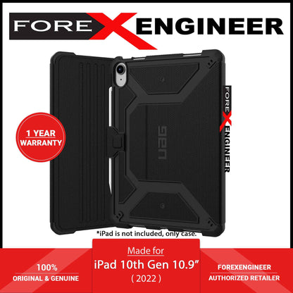 UAG Metropolis for iPad A16 11th Gen ( 2025 ) / iPad 10.9” 10th Gen ( 2022 ) - Black