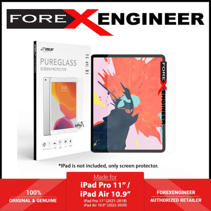 Zeelot PureGlass Anti-Glare Tempered Glass for iPad Pro 11" & iPad Air 10.9"  2.5D Screen Protector - Matte