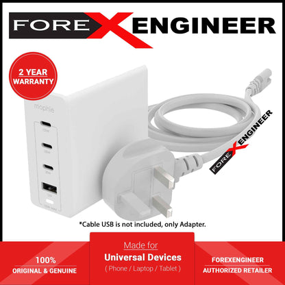 Mophie Speedport 120W Power Adapter USB-C PD GaN Technology - White