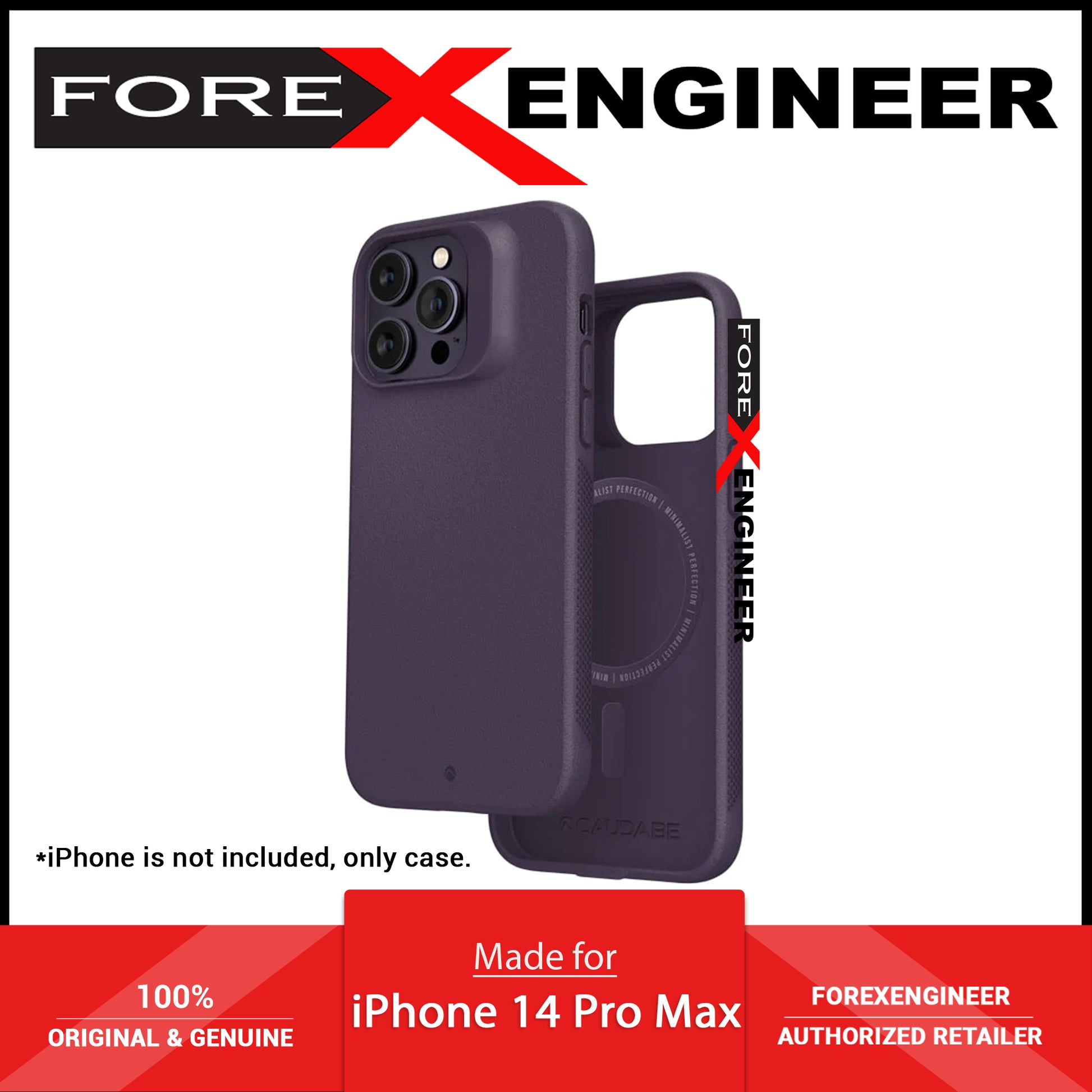 Caudabe Synthesis for iPhone 14 Pro Max - Magsafe Compatible - Amethyst - Forexengineer -Malaysia- 672975695705
