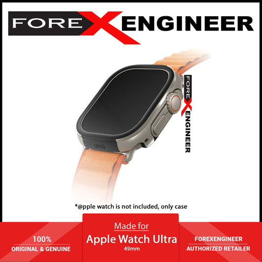 UNIQ Valencia Case for Apple Watch Ultra 49mm - Titanium (Silver) (Barcode: 8886463683972 )