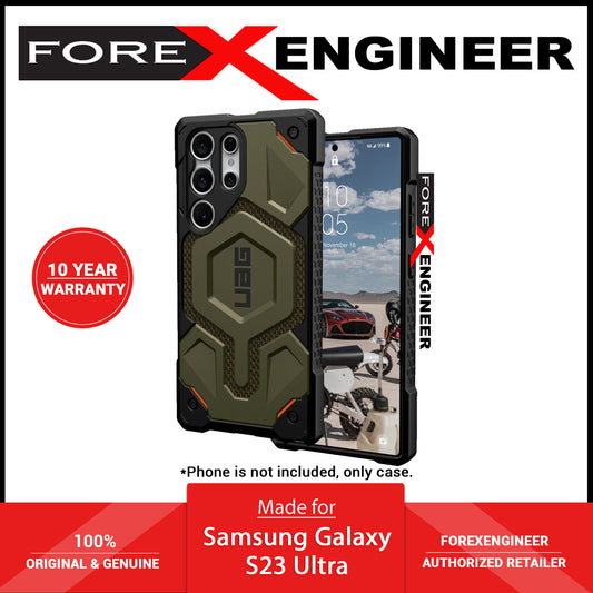 UAG Monarch Pro for Samsung Galaxy S23 Ultra - Kevlar Elemental Green (Barcode: 840283910296 )