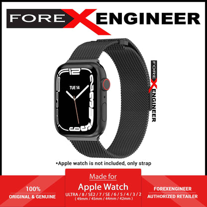 SwitchEasy Mesh Stainless Steel Loop for Apple Watch ALL Ultra & 42/44/45/49MM - Black (Barcode : 4895241108297 )