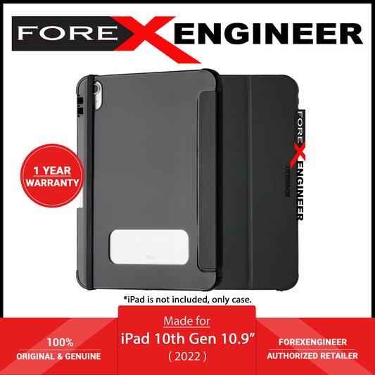 Otterbox React Folio Case for iPad 10th Gen ( 2022 ) 10.9" - 10.9 - Black ( Barcode: 840304725373 )