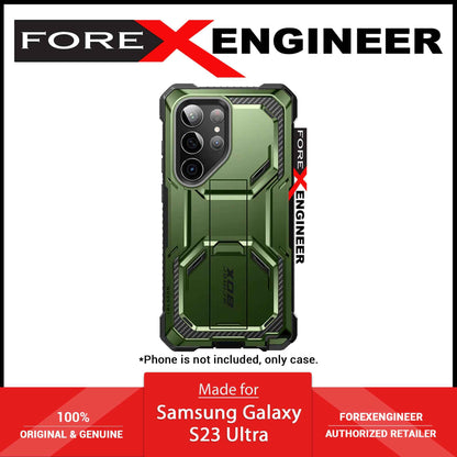 [ONLINE EXCLUSIVE] i-Blason Armorbox Case for Samsung Galaxy S23 Ultra ( With 2 Set Build-in Screen Protector ) - Dark Green (Barcode : 843439121430 )