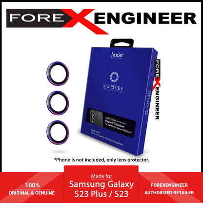 Hoda Sapphire Lens Protector for Samsung S23 - S23+ - S23 Plus (3 pcs lens) - Titanium (Barcode: 4711103547854 )