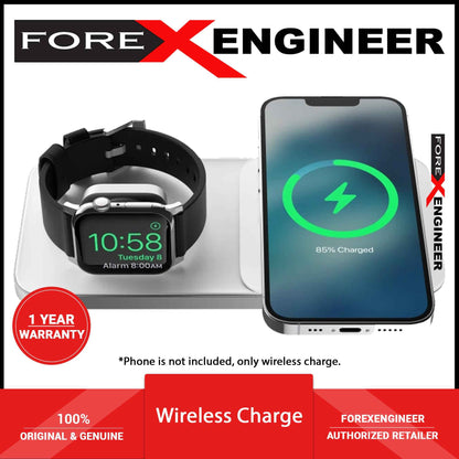 Nomad Base One Max - MagSafe and Apple Watch Charging Base 15W - Silver ( Barcode: 856500011745 )