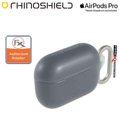 Rhinoshield AirPods Pro Case - MIL-STD 810G with Carabiner ( Charcoal Gray ) ( Barcode : 4710562417753 )