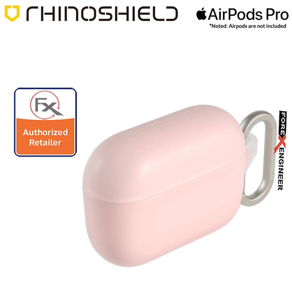 Rhinoshield AirPods Pro Case - MIL-STD 810G with Carabiner ( Shell Pink ) ( Barcode : 4710562417784 )