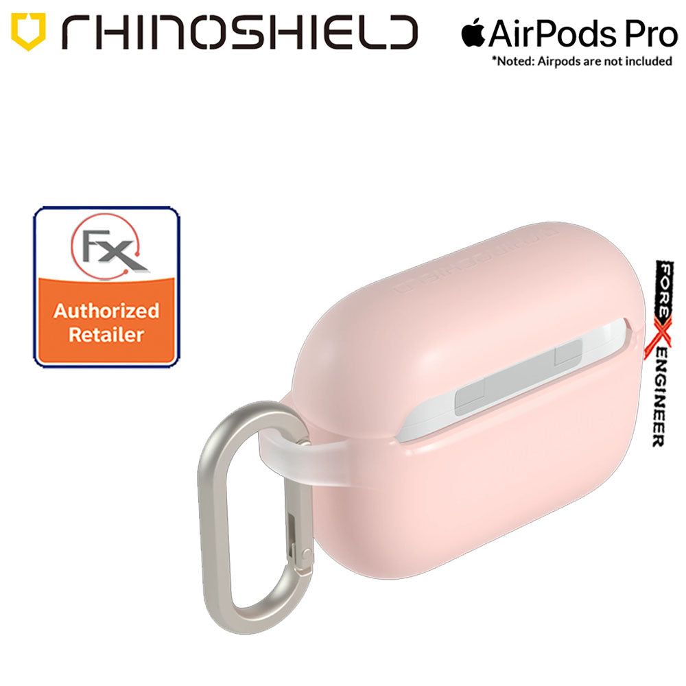 Rhinoshield AirPods Pro Case - MIL-STD 810G with Carabiner ( Shell Pink ) ( Barcode : 4710562417784 )