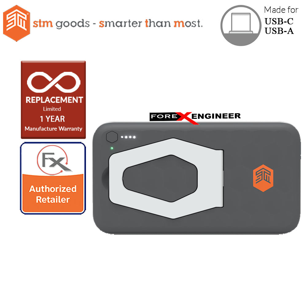 STM PowerKick Wireless Powerbank 10 000 mAh - Grey (Barcode : 810046110010 )