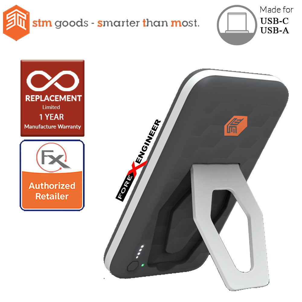 STM PowerKick Wireless Powerbank 10 000 mAh - Grey (Barcode : 810046110010 )