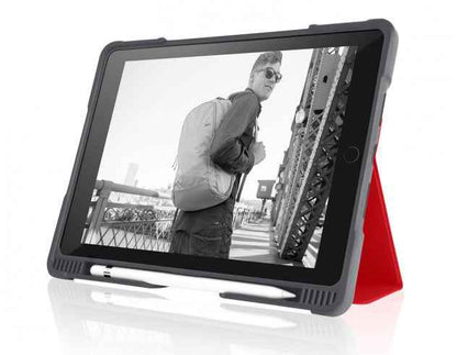 [RACKV2_CLEARANCE] STM Dux Plus case for iPad PRO 10.5 inch with Apple Pencil Storage - Red color 640947794893 - Forexengineer-malaysia