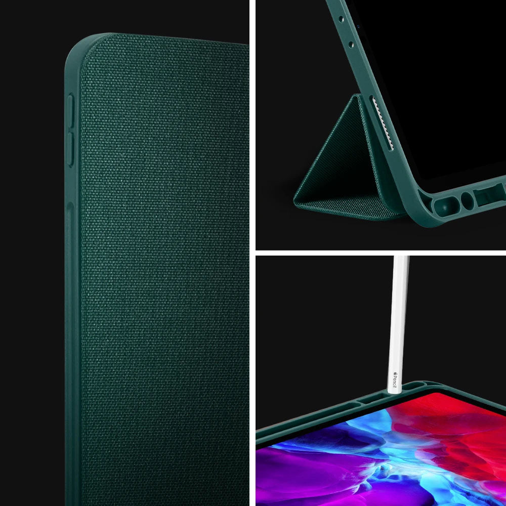 Spigen Case Urban Fit for iPad Pro 11 inch ( 2020 ) 2nd Gen - Military Green ( Barcode : 8809685629931 )