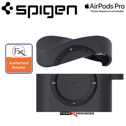 Spigen Classic Shuffle for Airpods Pro - Charcoal Color ( Barcode : 8809685627012 )