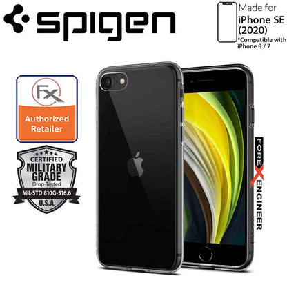 Spigen Crystal Flex for iPhone SE 2nd Gen ( 2020 ) Compatible with iPhone 8 - 7 - Crystal Clear Color ( Barcode: 8809685627364 )