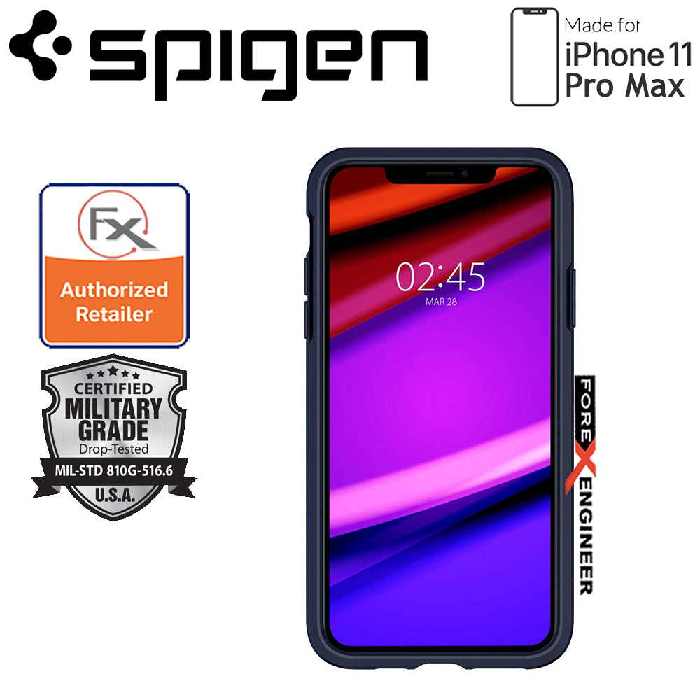 Spigen Hybrid NX for iPhone 11 Pro Max ( Navy Blue ) ( Barcode: 8809640258909 )