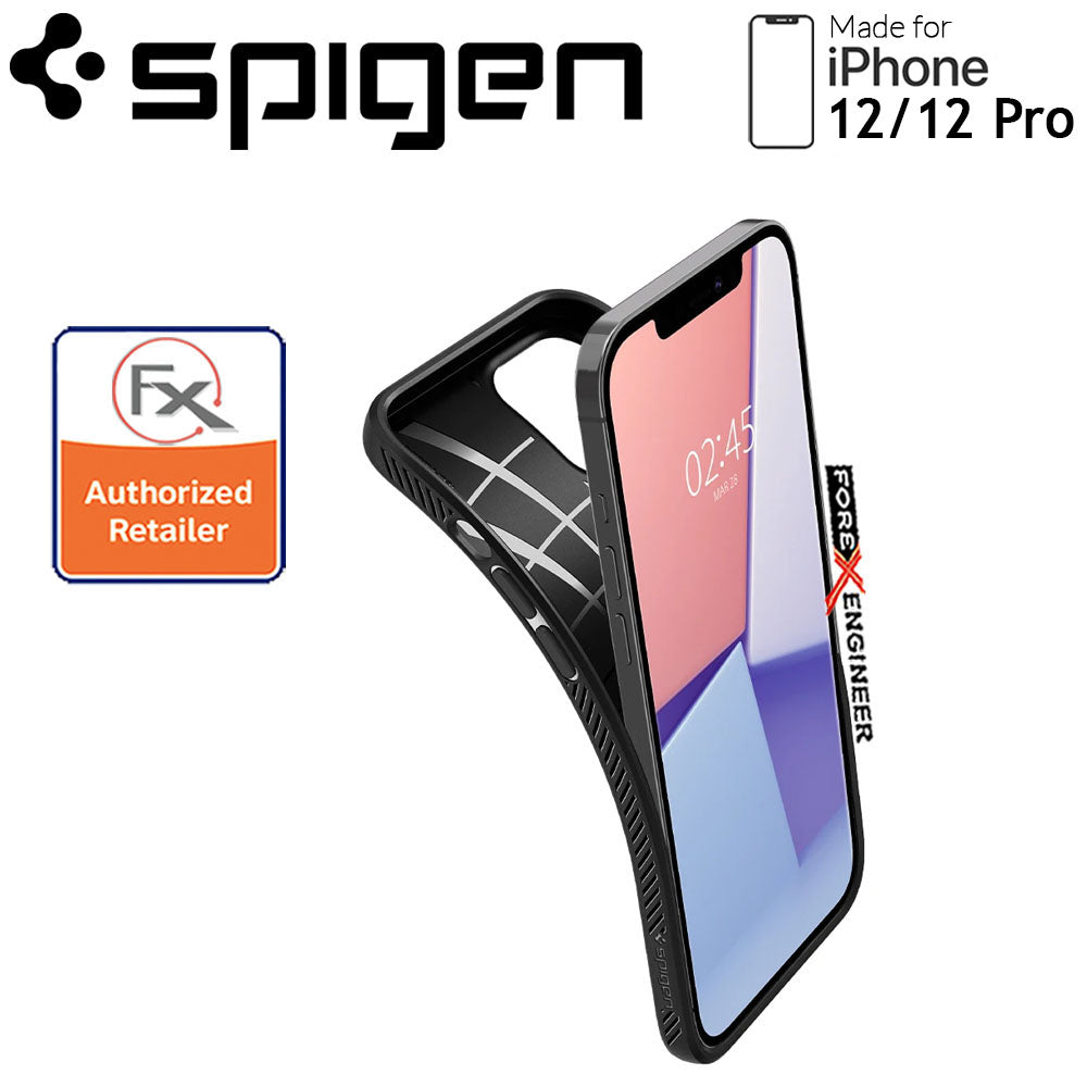 Spigen Liquid Air for iPhone 12 - 12 Pro 6.1 inch - Matte Black ( Barcode : 8809710756496 )