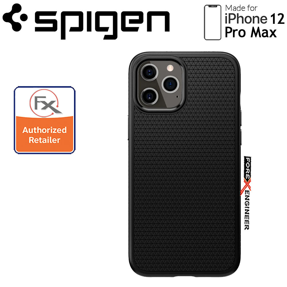 Spigen Liquid Air for iPhone 12 Pro Max - Matte Black