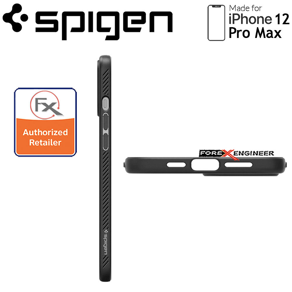 Spigen Liquid Air for iPhone 12 Pro Max - Matte Black