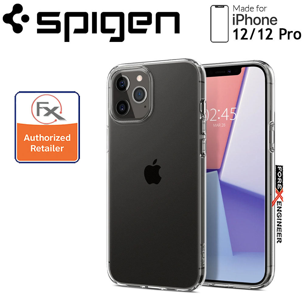 Spigen Liquid Crystal for iPhone 12 - 12 Pro 6.1 inch - Crystal Clear ( Barcode : 8809710756458 )