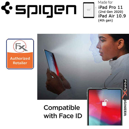 Spigen Premium Tempered Glass Screen Protector for iPad Air 10.9" (4th Gen) - iPad Pro 11 (2nd Gen 2020) - Clear (Barcode : 8809640250354 )