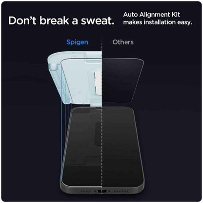 Spigen Privacy Screen Protector for iPhone 12 Mini 5.4" - AlignMaster Full Coverage  (2pcs) ( Barcode : 8809710757219 )