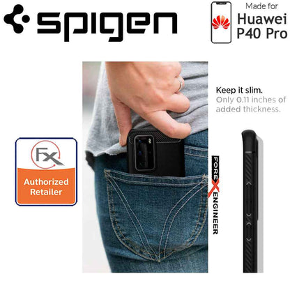Spigen Rugged Armor for Huawei P40 Pro - Matte Black ( Barcode : 8809685629207 )