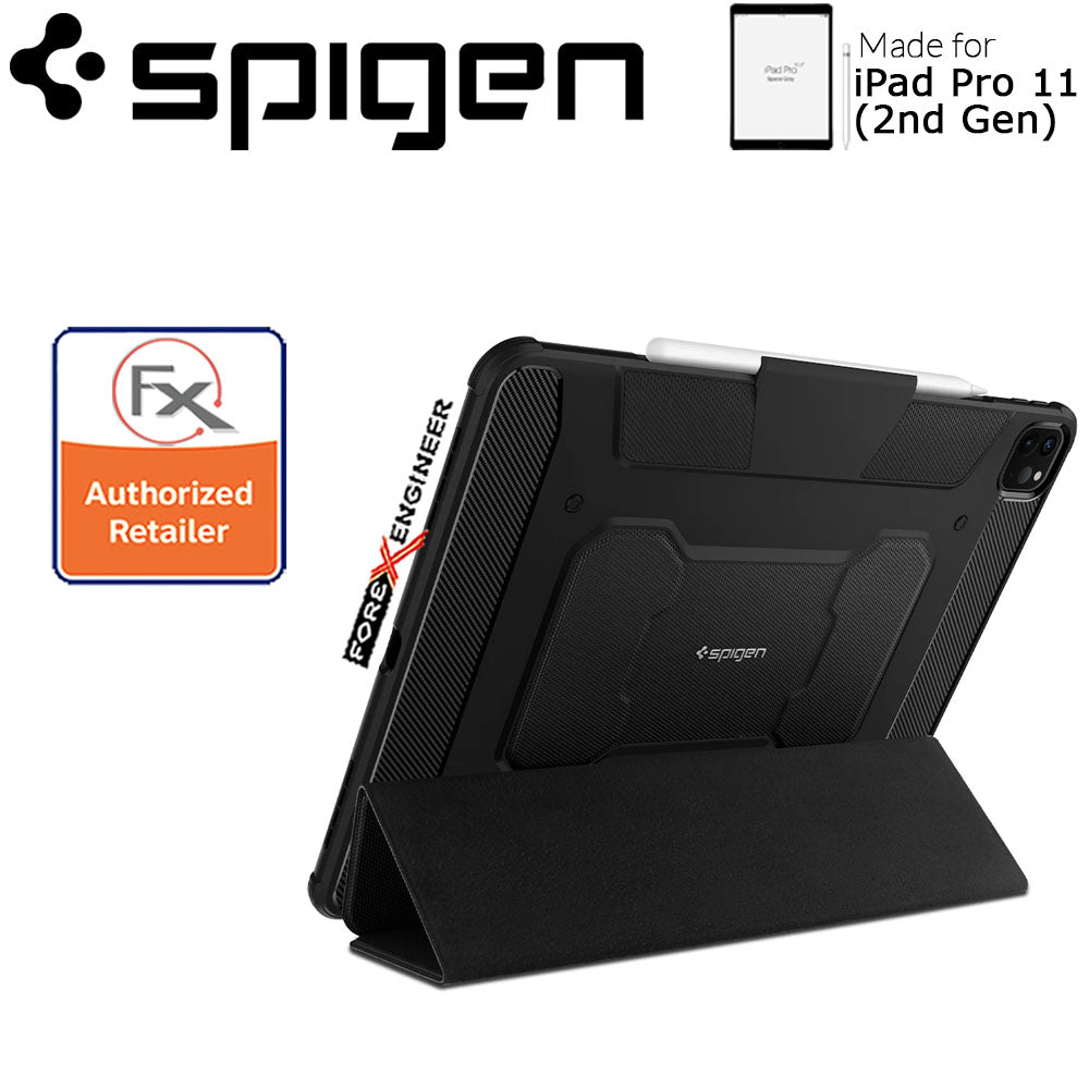 Spigen Rugged Armor Pro for iPad Pro 11 inch ( 2020 ) 2nd Gen - Black ( Barcode : 8809685629641 )