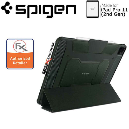 Spigen Rugged Armor Pro for iPad Pro 11 inch ( 2020 ) 2nd Gen - Military Green ( Barcode : 8809685629665 )