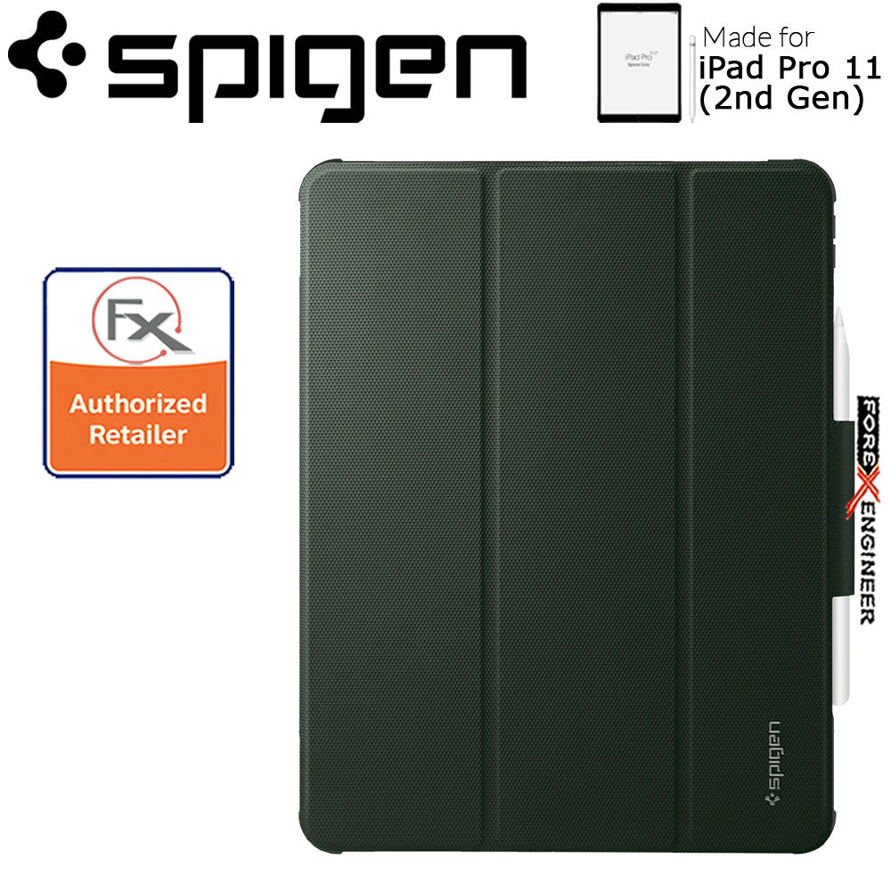 Spigen Rugged Armor Pro for iPad Pro 11 inch ( 2020 ) 2nd Gen - Military Green ( Barcode : 8809685629665 )