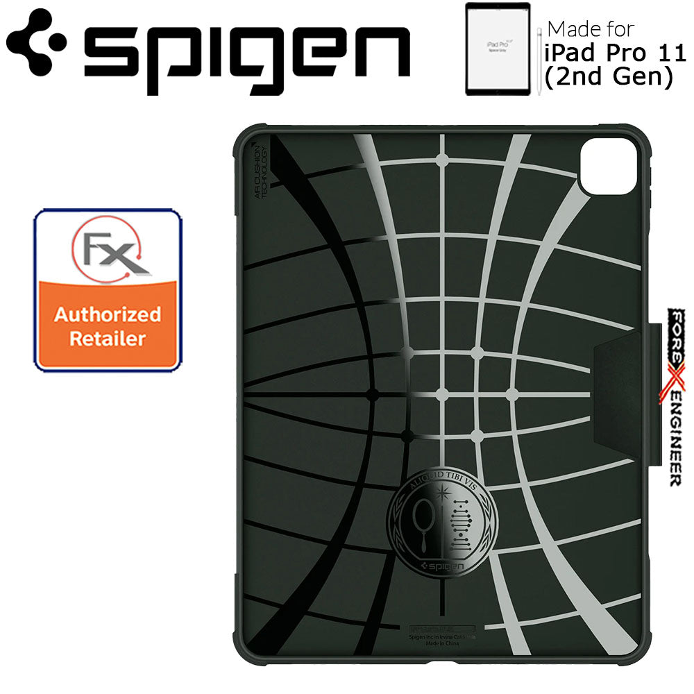 Spigen Rugged Armor Pro for iPad Pro 11 inch ( 2020 ) 2nd Gen - Military Green ( Barcode : 8809685629665 )