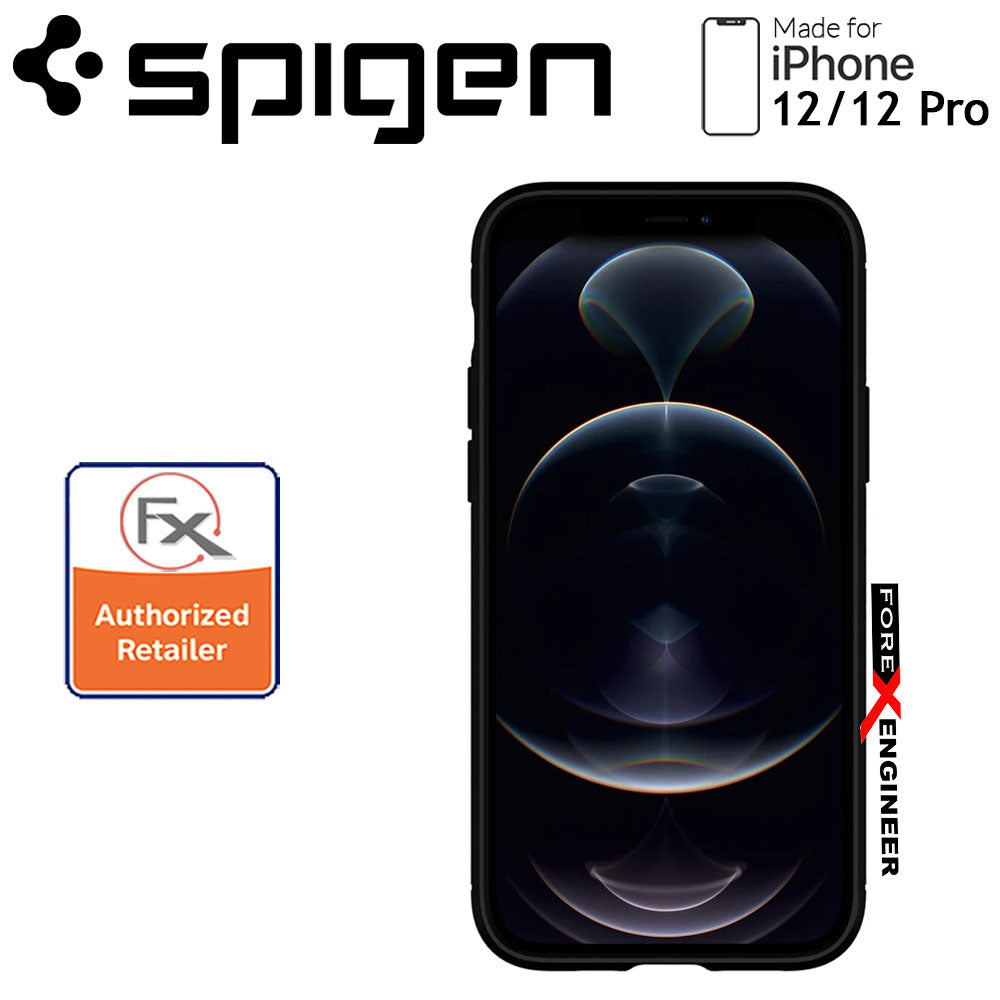 Spigen Rugged Armor for iPhone 12/ 12 Pro  - Matte Black