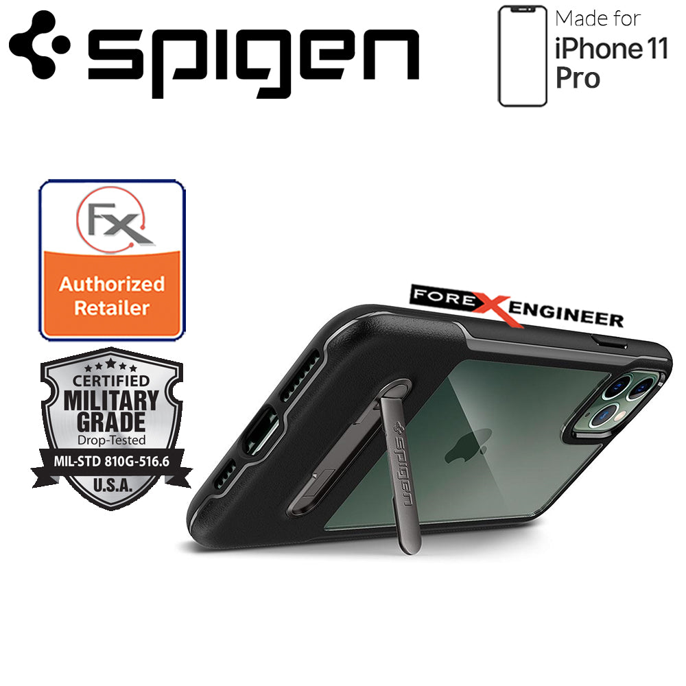 Spigen Slim Armor Essential S for iPhone 11 Pro ( Black ) ( Barcode: 8809671016677 )