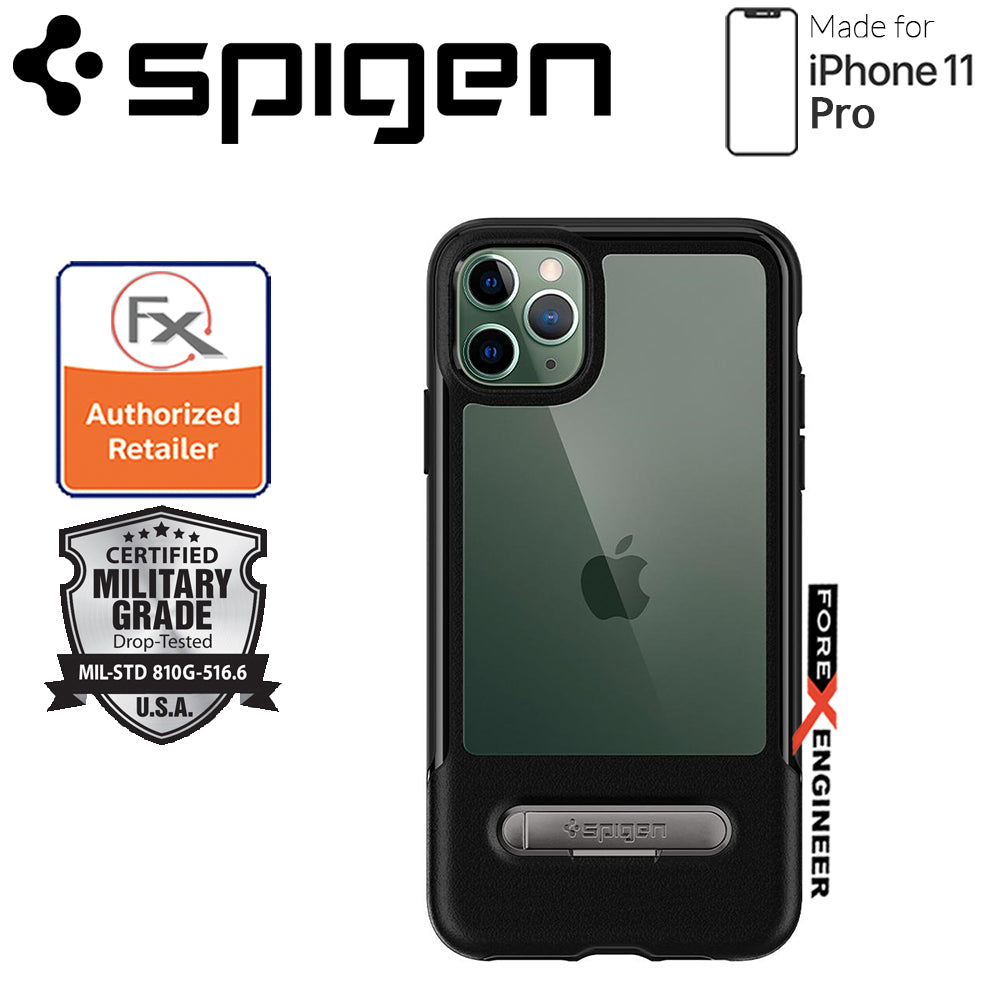 Spigen Slim Armor Essential S for iPhone 11 Pro ( Black ) ( Barcode: 8809671016677 )