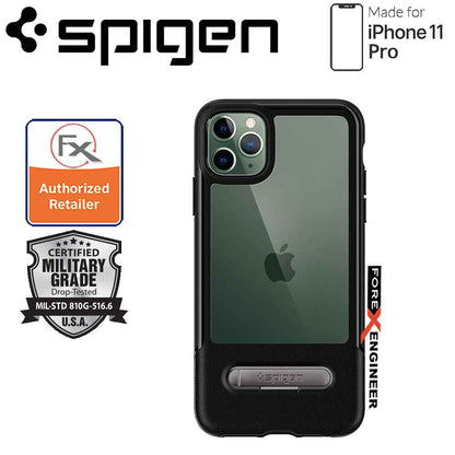 Spigen Slim Armor Essential S for iPhone 11 Pro ( Black ) ( Barcode: 8809671016677 )