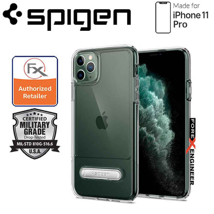 Spigen Slim Armor Essential S for iPhone 11 Pro ( Crystal Clear ) ( Barcode: 8809640259463 )