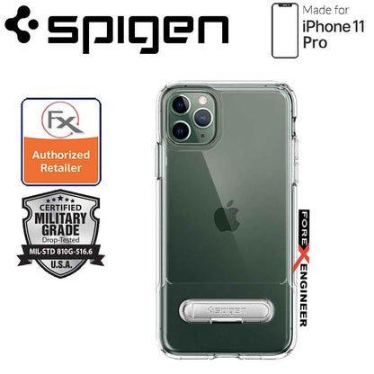 Spigen Slim Armor Essential S for iPhone 11 Pro ( Crystal Clear ) ( Barcode: 8809640259463 )