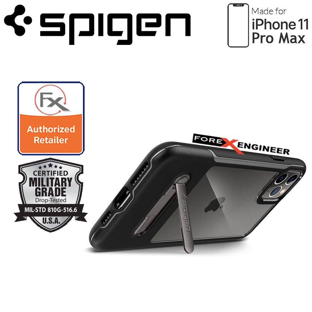 Spigen Slim Armor Essential S for iPhone 11 Pro Max ( Black ) ( Barcode: 8809671016479 )